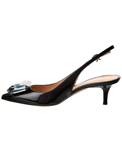 Shop Gianvito Rossi Leather Pump In Black