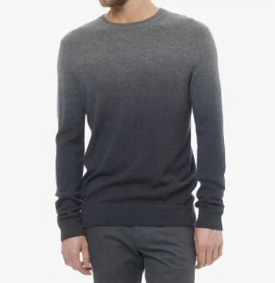Shop Vince Men Ombre Sweater In Grey