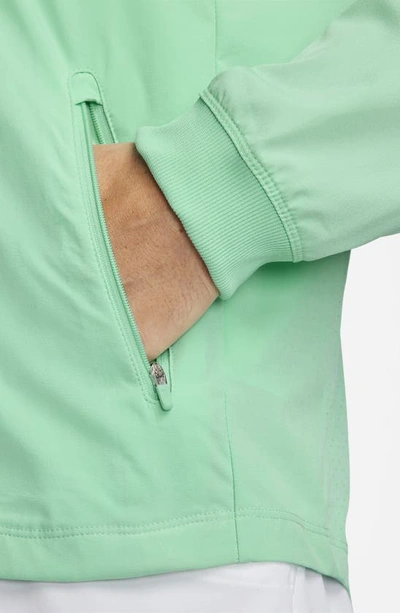 Shop Nike Dri-fit Rafa Tennis Jacket In Emerald Rise/ White