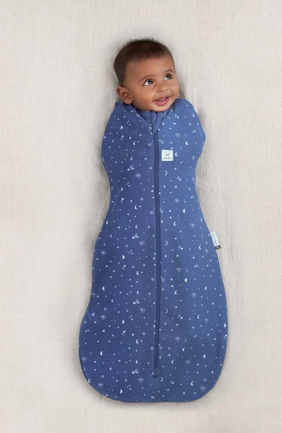 Shop Ergopouch 0.2 Tog Organic Cotton Cocoon Swaddle Sack In Night Sky