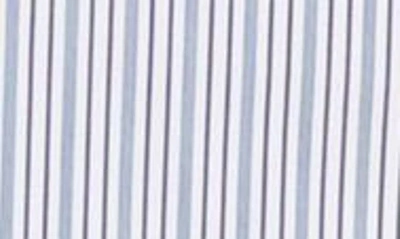 Shop Twp The Boyfriend Stripe Cotton Shirt In Black / White / Blue