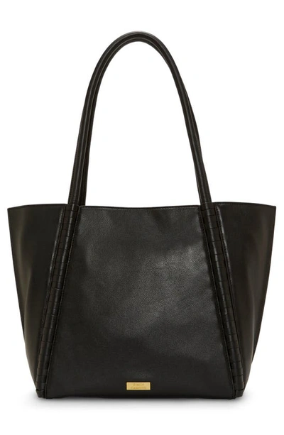 Shop Vince Camuto Nesch Leather Tote In Black
