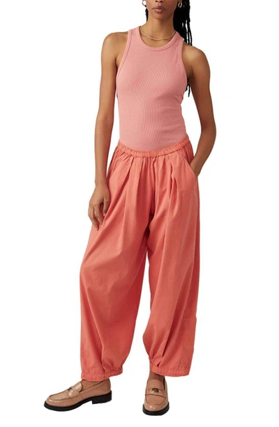 Shop Free People To The Sky Parachute Pants In Watermelon
