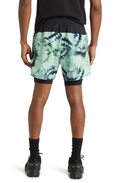 Stance Flux Liner Athletic Shorts In Jade