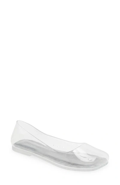 Shop Jeffrey Campbell Balanced Clear Flat