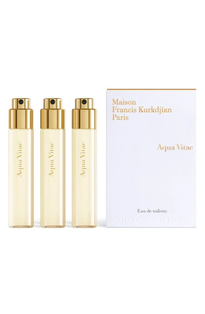 Shop Maison Francis Kurkdjian Aqua Vitae Forte Eau De Parfum Trio