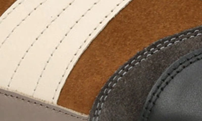 Kurt Geiger Gaspar Contrast-panel Suede Low-top Trainers In Brown