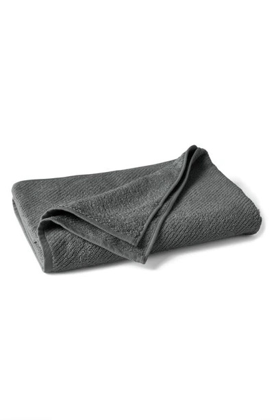 Shop Coyuchi Set Of 4 Air Weight Organic Cotton Towels In Shadow