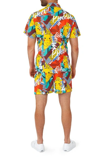 Shop Opposuits 2-piece Pikachu Summer Set In Yellow