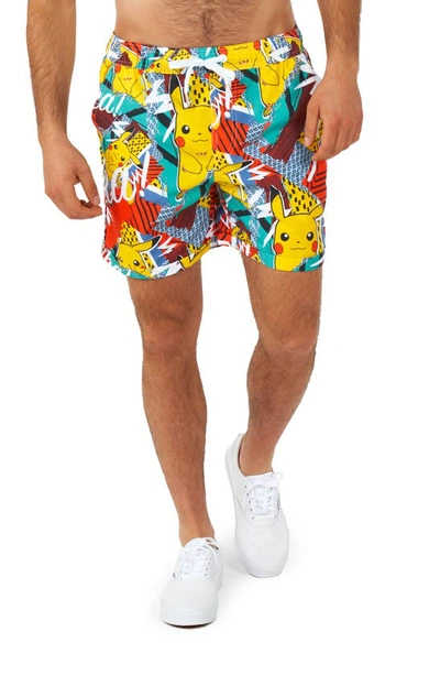 Shop Opposuits 2-piece Pikachu Summer Set In Yellow