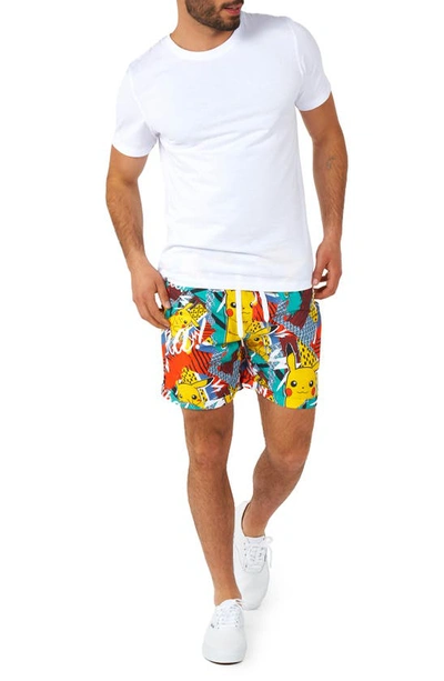 Shop Opposuits 2-piece Pikachu Summer Set In Yellow