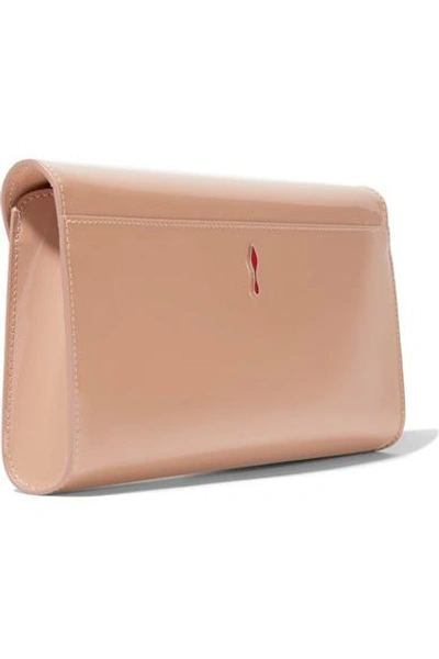 Shop Christian Louboutin Vero Dodat Patent-leather Clutch