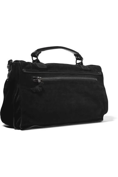 Shop Proenza Schouler The Ps1 Medium Suede Shoulder Bag