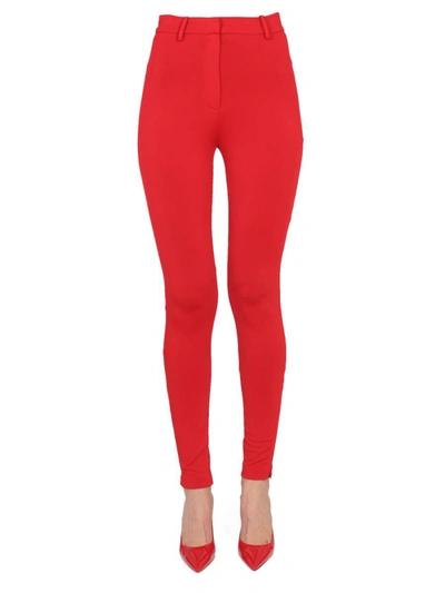 Shop Magda Butrym Skinny Pants In Red