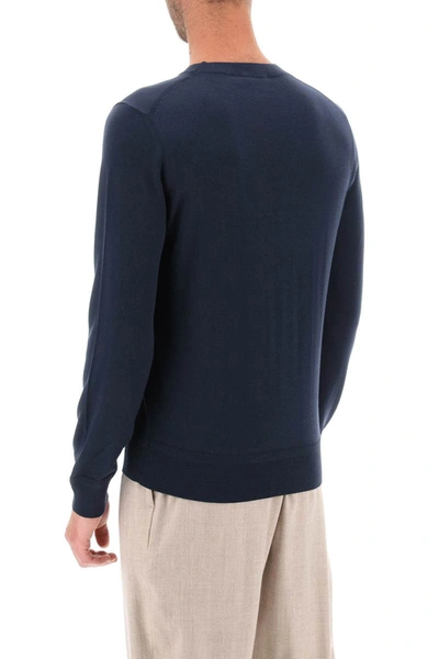 Shop Tom Ford Fine Wool Sweater In Blue