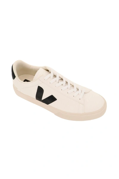 Shop Veja Campo Chromefree Leather Sneakers