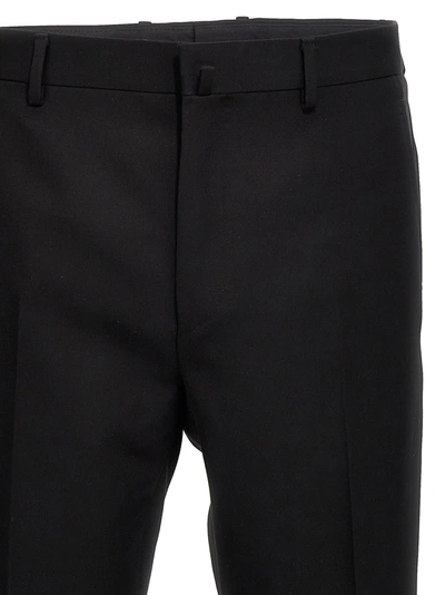 Shop Lanvin Tuxedo Pants Black