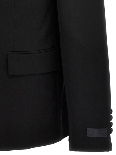 Shop Lanvin Tuxedo Blazer Jacket Jackets In Black