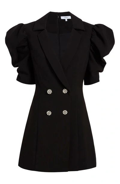 Shop Likely Taya Puff Sleeve Blazer Dress In Black