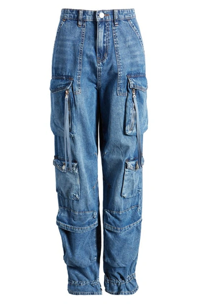 Blanknyc Cargo Denim In Fingers Crossed