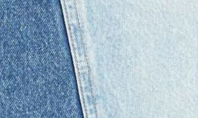 Blanknyc Patchwork Denim Skirt In Either Way