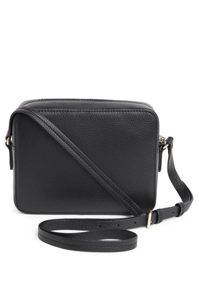 Shop Kate Spade Hayes Leather Camera Bag In Black