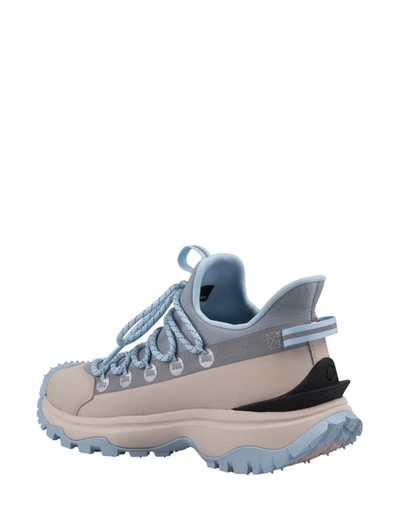 Shop Moncler Sky And Beige Trailgrip Lite 2 Sneakers In Blue