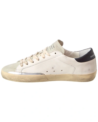 Shop Golden Goose Superstar Leather & Suede Sneaker In White