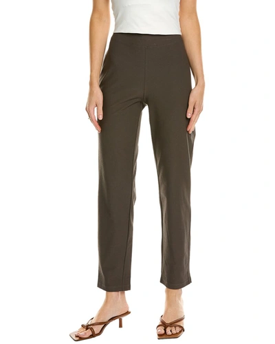 Shop Eileen Fisher Slim Ankle Pant In Brown