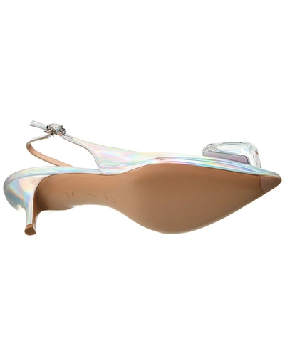 Gianvito Rossi Jaipur 55 Leather Slingback Pump In Multi