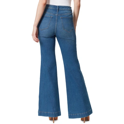Shop Jessica Simpson Womens Distressd High Rise Wide Leg Jeans In Multi