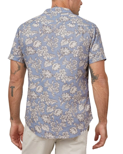 Shop Rails Carson Linen-blend Shirt In Multi
