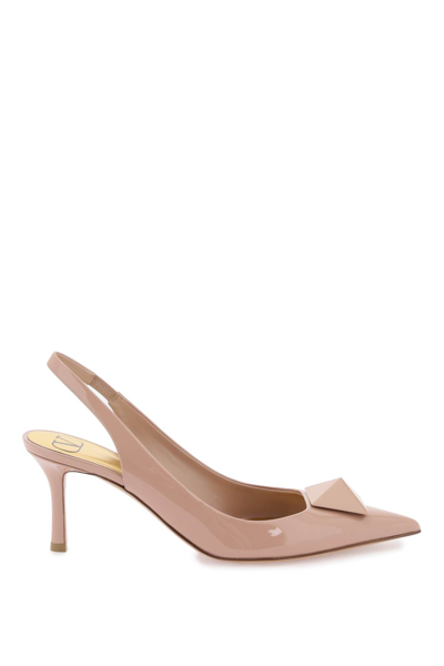 Shop Valentino One Stud Slingback Pumps In Pink
