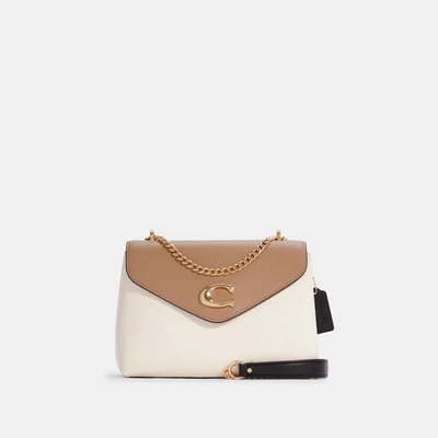 Shop Coach Outlet Tammie Shoulder Bag In Colorblock In White