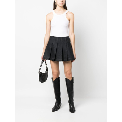 Shop Remain Cotton Skirt In Black