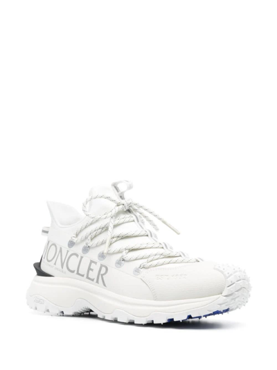 Shop Moncler White Trailgrip Lite 2 Sneakers In Bianco