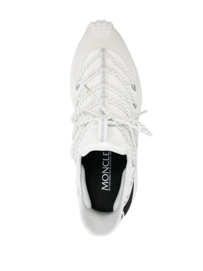 Shop Moncler White Trailgrip Lite 2 Sneakers In Bianco