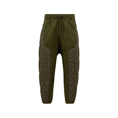 Shop Moncler Padded Trousers, Gender Neutral, Green, Size: M