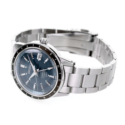 Pre-owned Seiko Presage Sary229 Automatic Mechanical Gmt 24 Jewels Men Watch Made In Japan