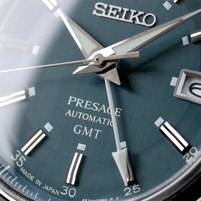 Pre-owned Seiko Presage Sary229 Automatic Mechanical Gmt 24 Jewels Men Watch Made In Japan
