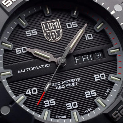Pre-owned Luminox Xs.3862 Master Carbon Seal 45mm Gray Rubber Automatic Swiss Watch