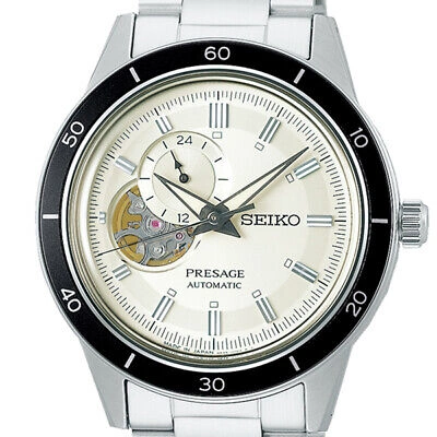 Pre-owned Seiko Presage Basic Sary189 Ivory Automatic Mechanical Men's Watch In Box