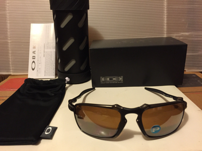 Pre-owned Oakley X-metal Badman - Pewter W/ Tungsten Iridium Polarized, Oo6020-02