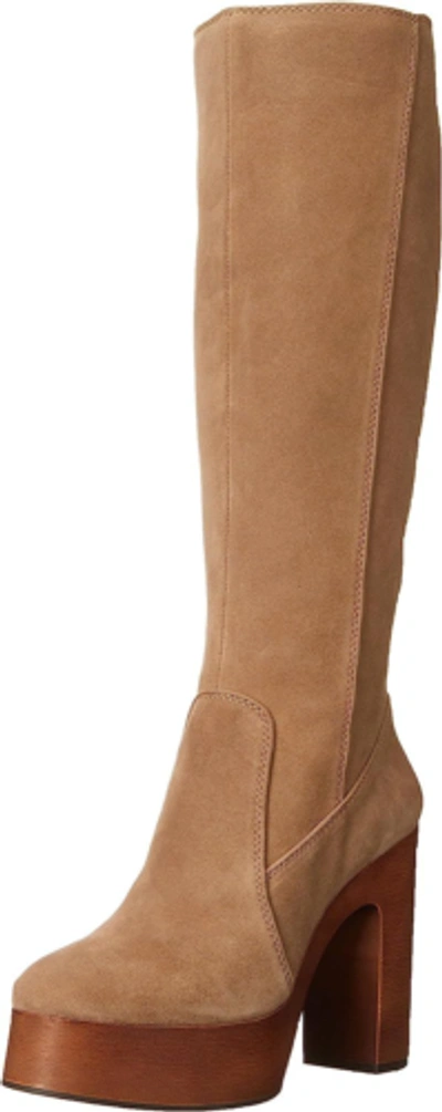 Pre-owned Vince Camuto Women's Illishal Knee High Boot In Wild Mushroom