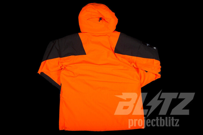 Pre-owned Supreme The North Face Mountain Light Jacket Orange L Xl Tnf