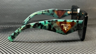 Pre-owned Prada Pr 23ysf 2au06b Brown Havana Brown Women's 52 Mm Sunglasses