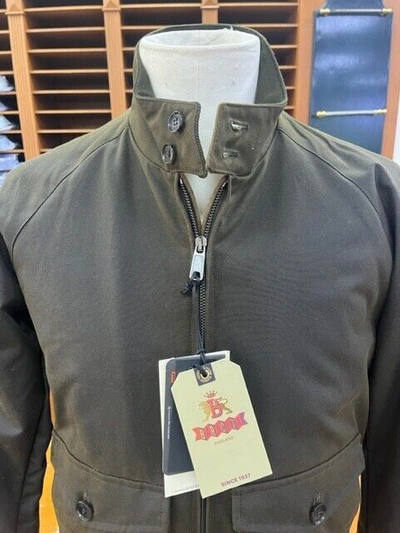 Pre-owned Baracuta € 490  Jacket G9 Pocket Men Waxed Green Size 40 42 44 46 48
