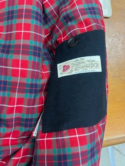 Pre-owned Baracuta € 450  Jacket G9 Men Waxed Cotton Blu Remuvable Collar Size 40 42 44 46 In Blue