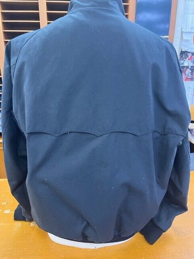 Pre-owned Baracuta € 490  Jacket G9 Pocket Men Waxed Blu Size 38 40 42 44 46 In Blue