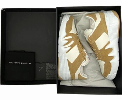 Pre-owned Giuseppe Zanotti $850  Men's White Talon High-top Sneaker Shoe Sz Eu 43/us 10